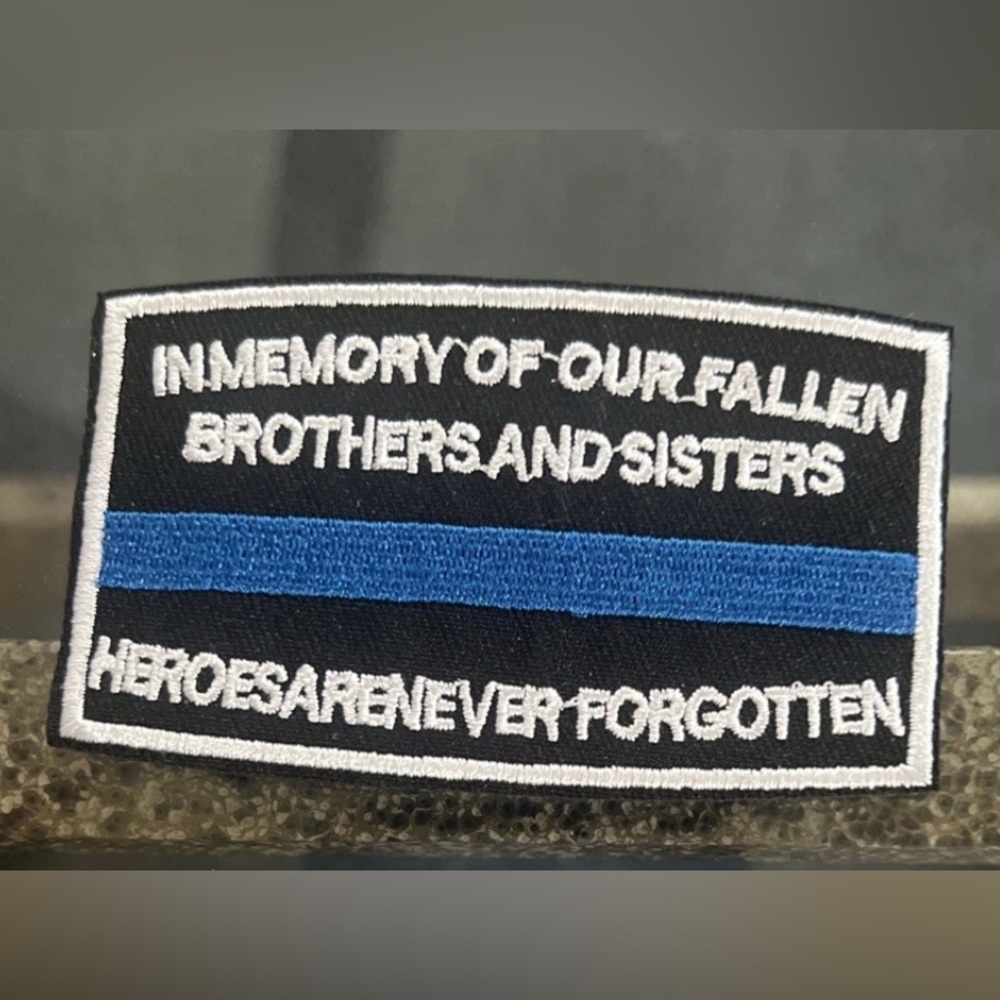 Blue and Black Patch